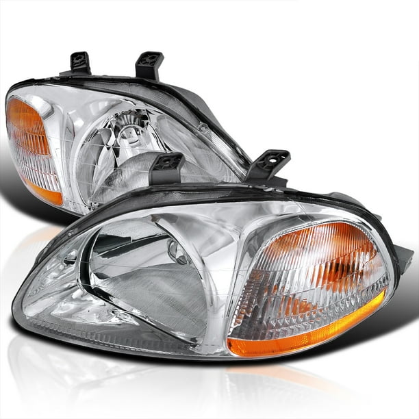 Euro Housing Spec-D Tuning 2LH-CV01-SY Chrome Headlight Euro Housing Spec-D Tuning 2LH-CV01-SY Chrome Headlight